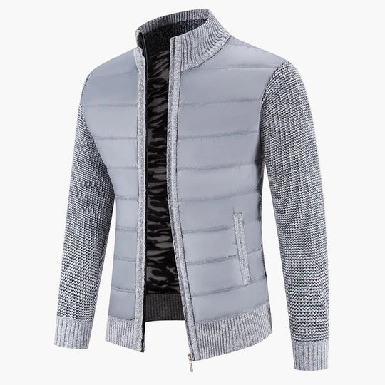 EB | Stepp-Strickjacke mit Reißverschluss - Lässiger Urban Style für Alltag und Freizeit