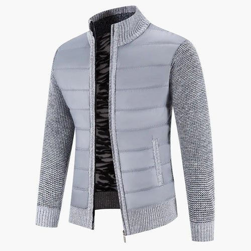 EB | Stepp-Strickjacke mit Reißverschluss - Lässiger Urban Style für Alltag und Freizeit