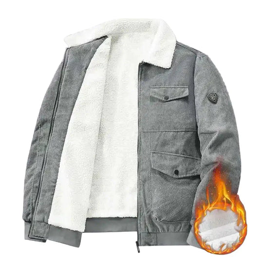 EB | Winterjacke mit Fleece-Innenfutter - Modische Freizeitjacke für Kalte Tage