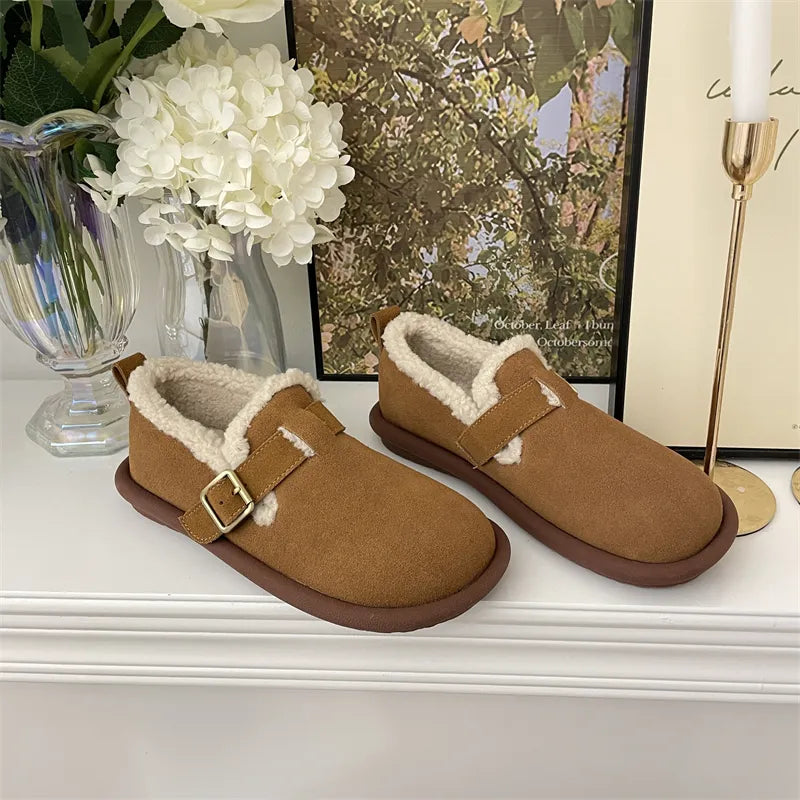 Mikaela Leder Hausschuhe | Warm & Trendy EB