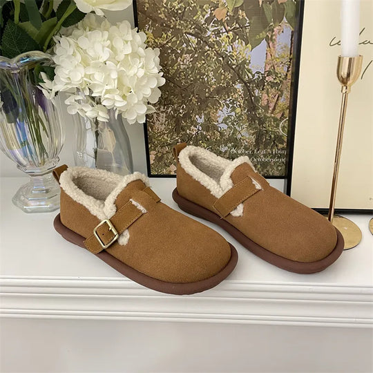 Mikaela Leder Hausschuhe | Warm & Trendy EB