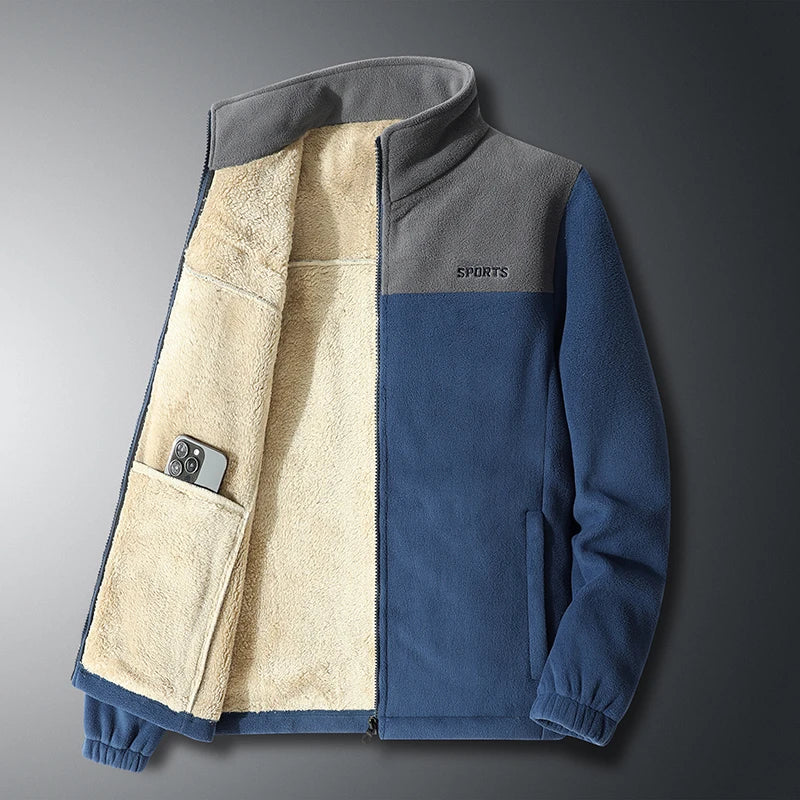 EB | Weiche Fleecejacke mit Taschen Polyester Sportlich und Warm