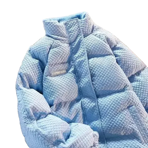 EB | Herren Winter Steppjacke mit Stehkragen - Trendige Freizeitjacke für Paare