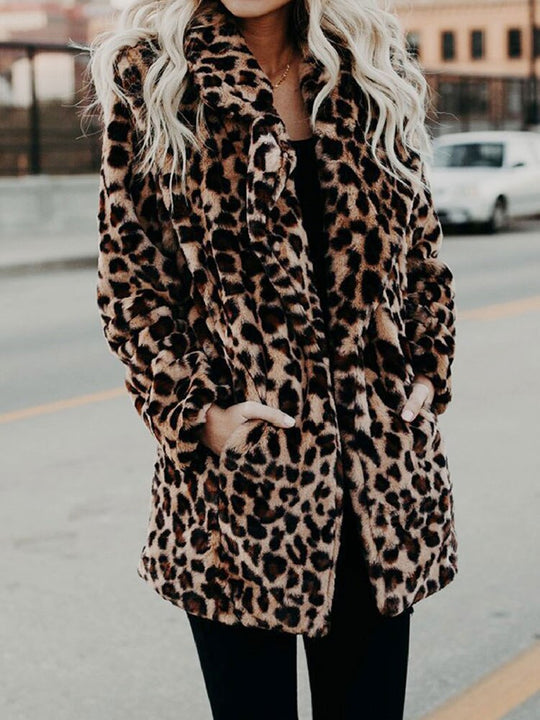 EB | Leopard Wintermantel