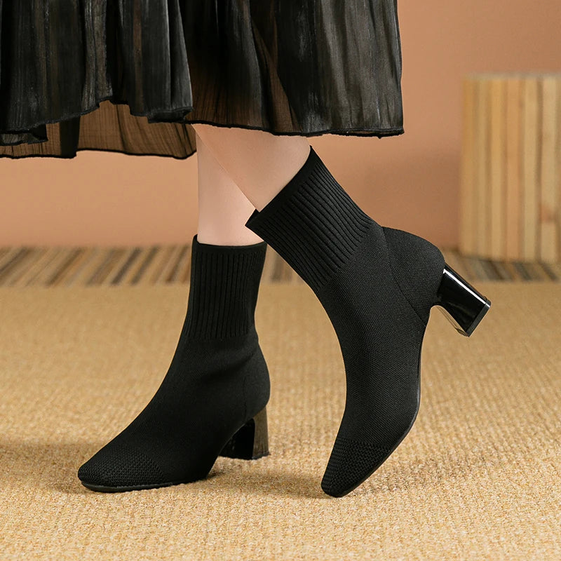 Jelena Bequeme Schlittschuhsockenstiefel EB