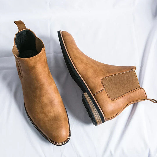 EB | Leder Chelsea Stiefel