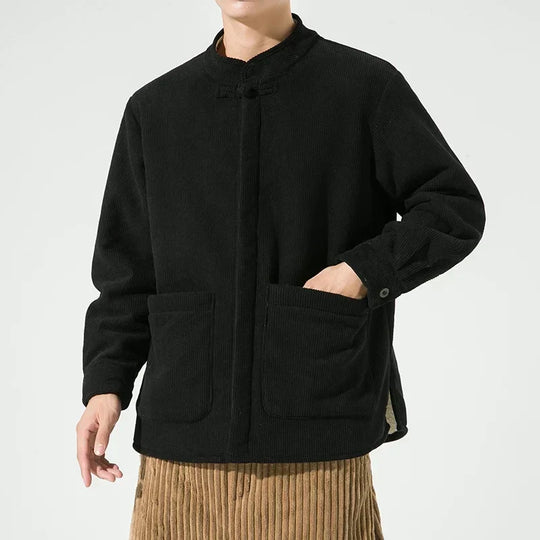 EB | Leichtes Cordjacke für Herren mit großen Taschen