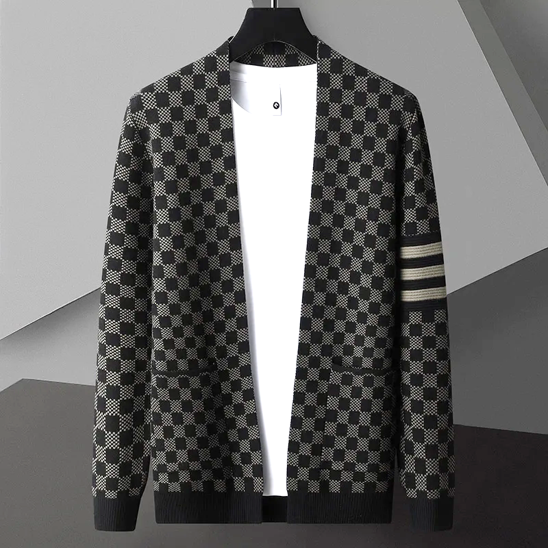 EB | Gemusteter Cardigan Strick Elegant, Stilvoll