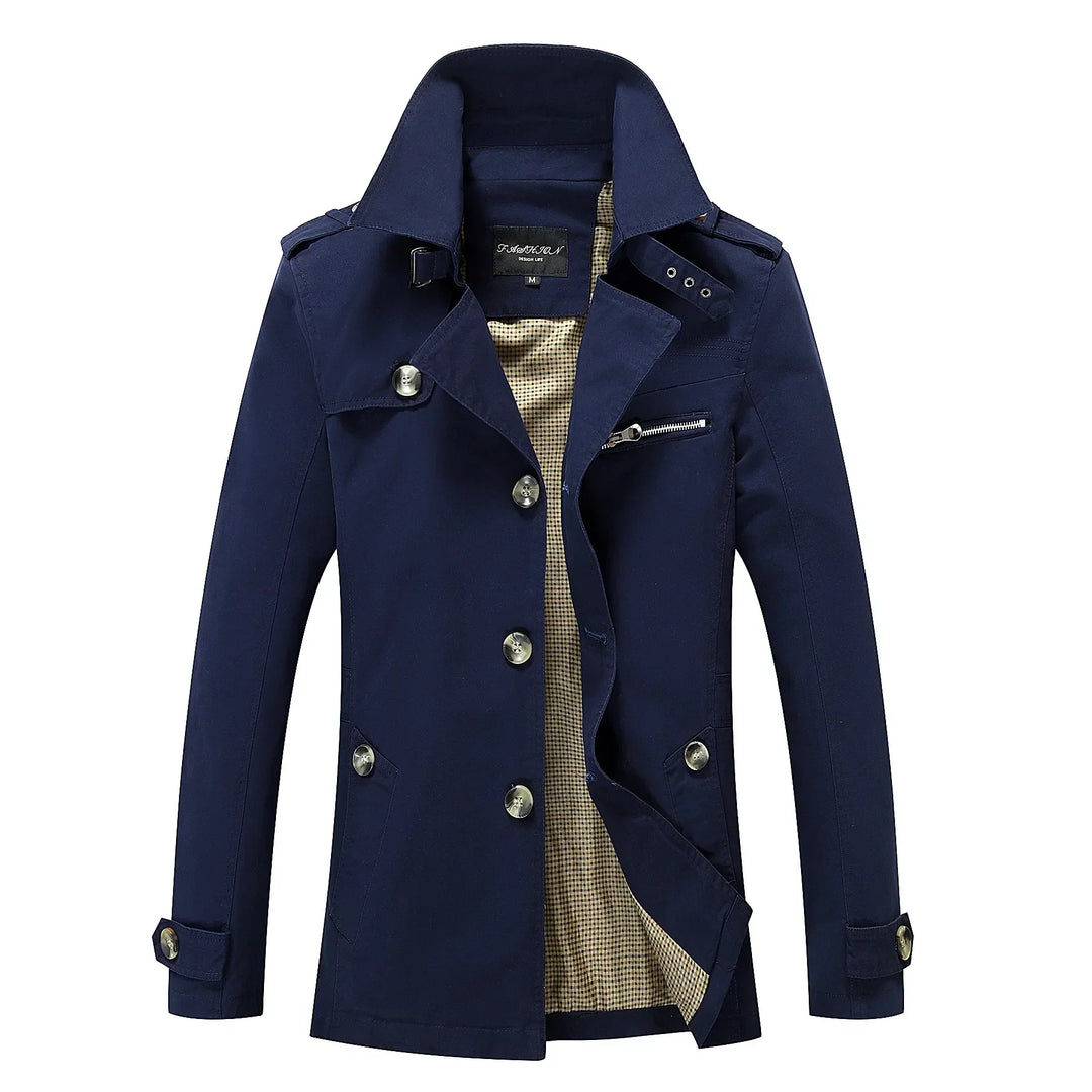 EB - Stylischer langer Herbst-Trenchcoat für Herren