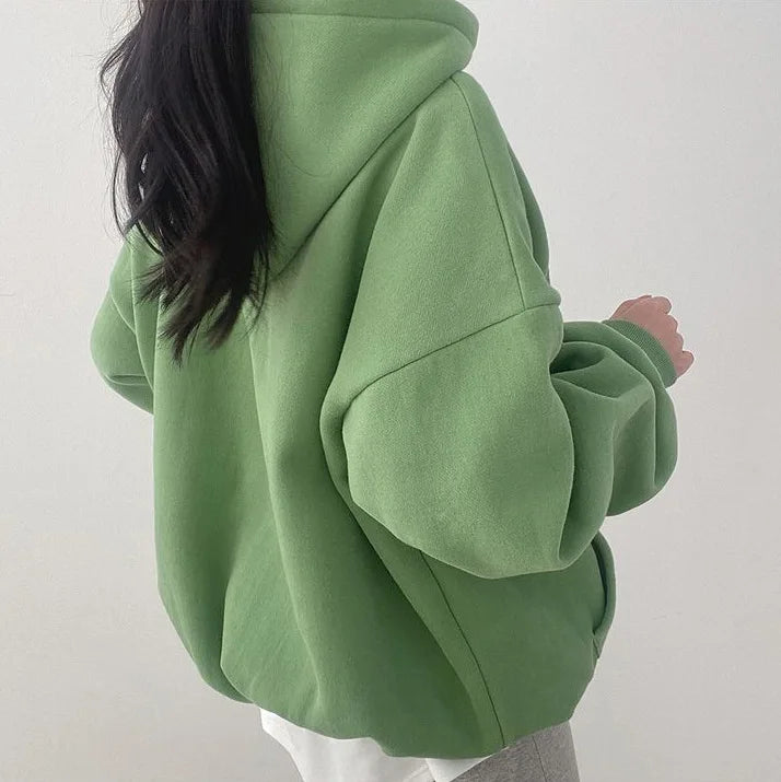 EB | Oversized Damen Hoodie Mit Stickerei