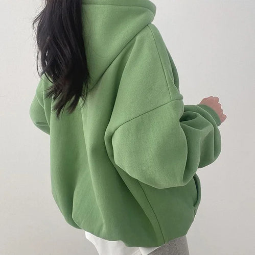 EB | Oversized Damen Hoodie Mit Stickerei