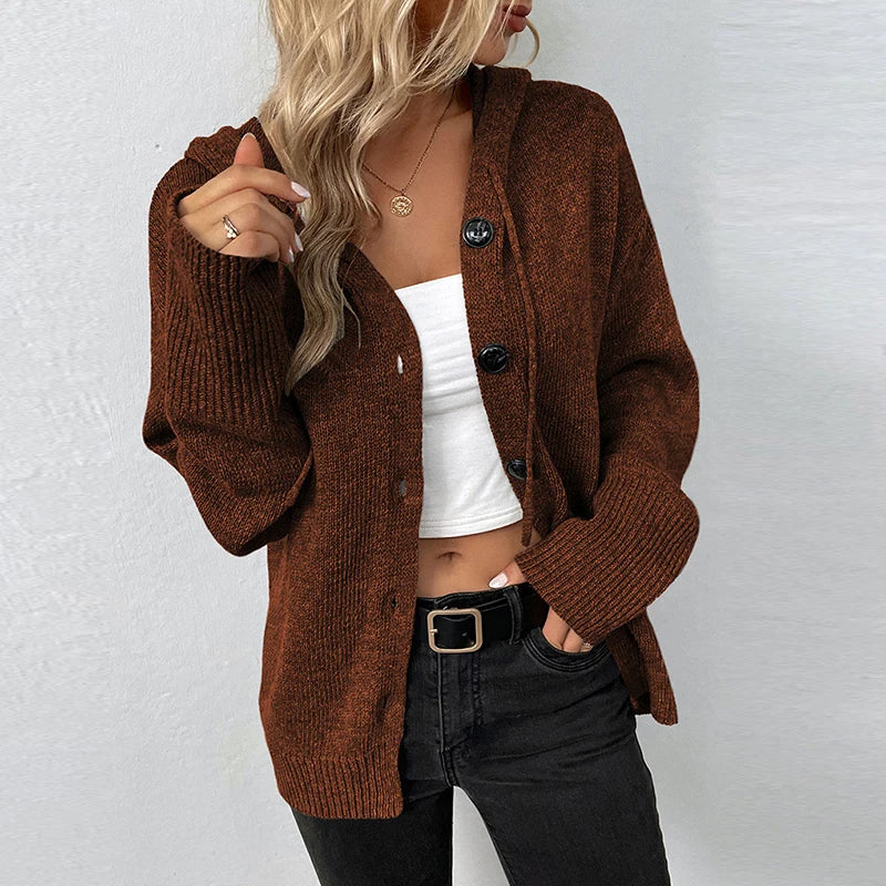 EB | Strickjacke mit Kapuze