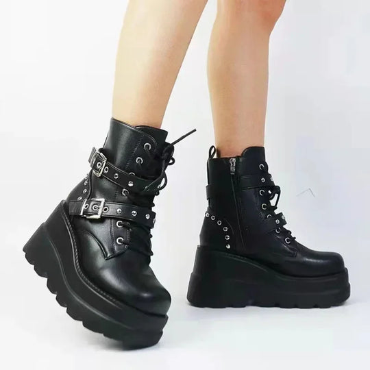 EB | Mühelos Gothische Eleganz Stiefel