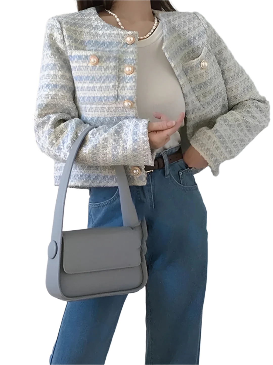 EB | Elegante Damen Tweed Blazer
