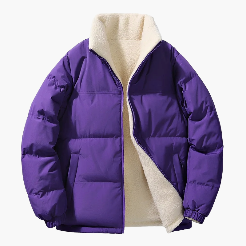 EB | Winter-Steppjacke mit Fleece-Innenfutter - Urbane Freizeitjacke, Lockere Passform, Warm, Ideal für Alltag & Outdoor