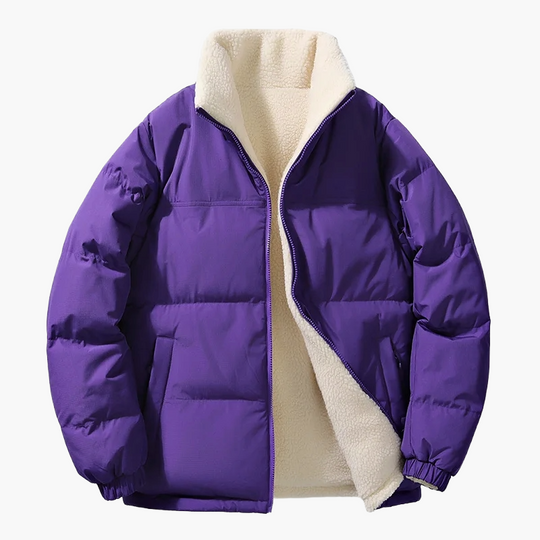 EB | Winter-Steppjacke mit Fleece-Innenfutter - Urbane Freizeitjacke, Lockere Passform, Warm, Ideal für Alltag & Outdoor