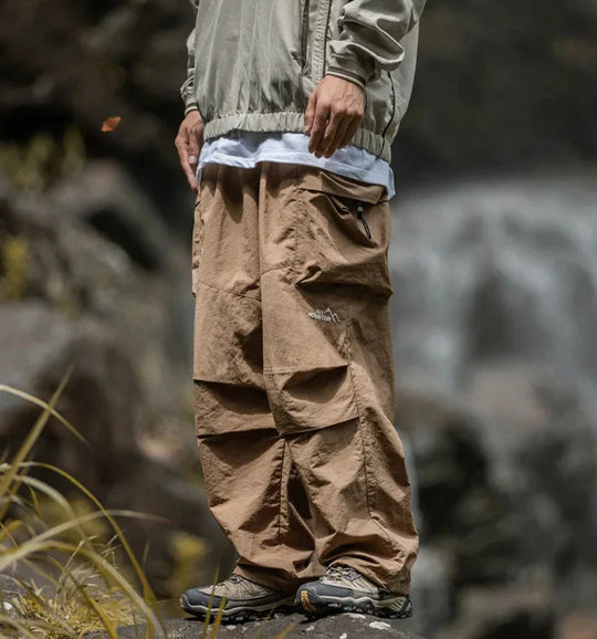 EB Herren Cargohose mit seitlichen Taschen und weiter Passform