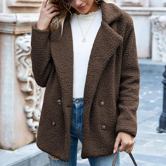 EB | Teddyjacke Braun Flauschig und Trendy