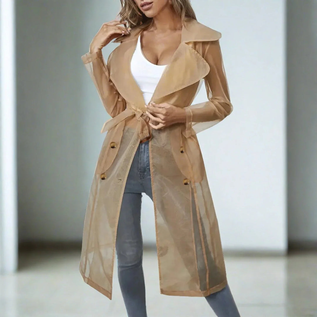 EB | Durchsichtiger Trenchcoat