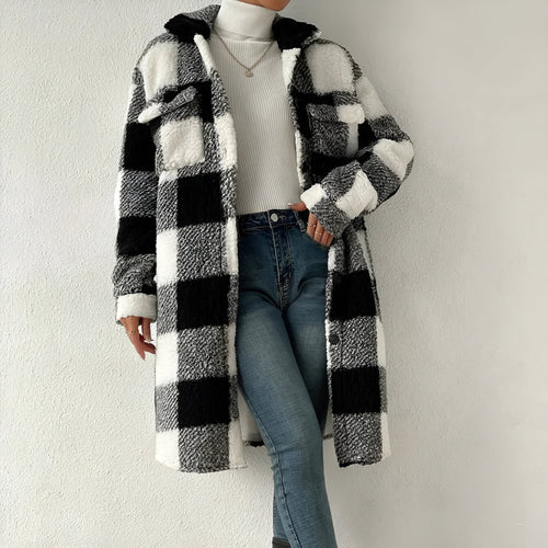 EB | Karierte Jacke für Damen