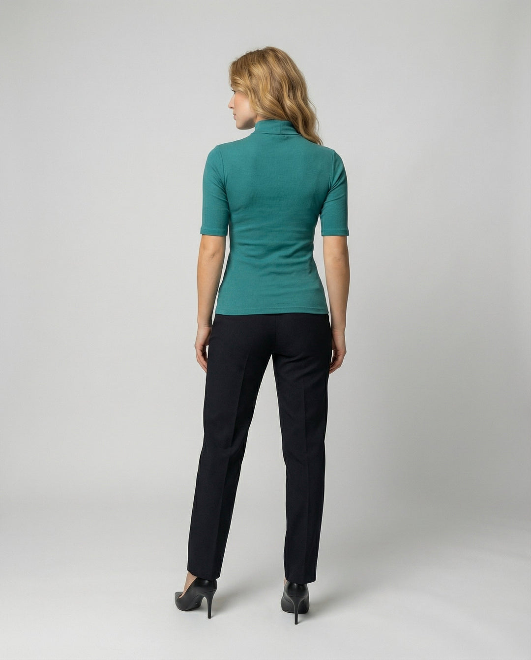 Feinstrick Nahtloser Rollkragenpullover Damen | EB