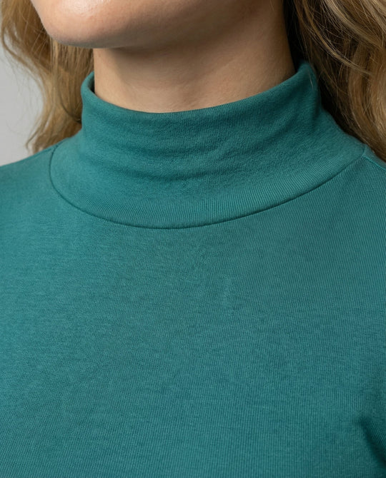 Feinstrick Nahtloser Rollkragenpullover Damen | EB