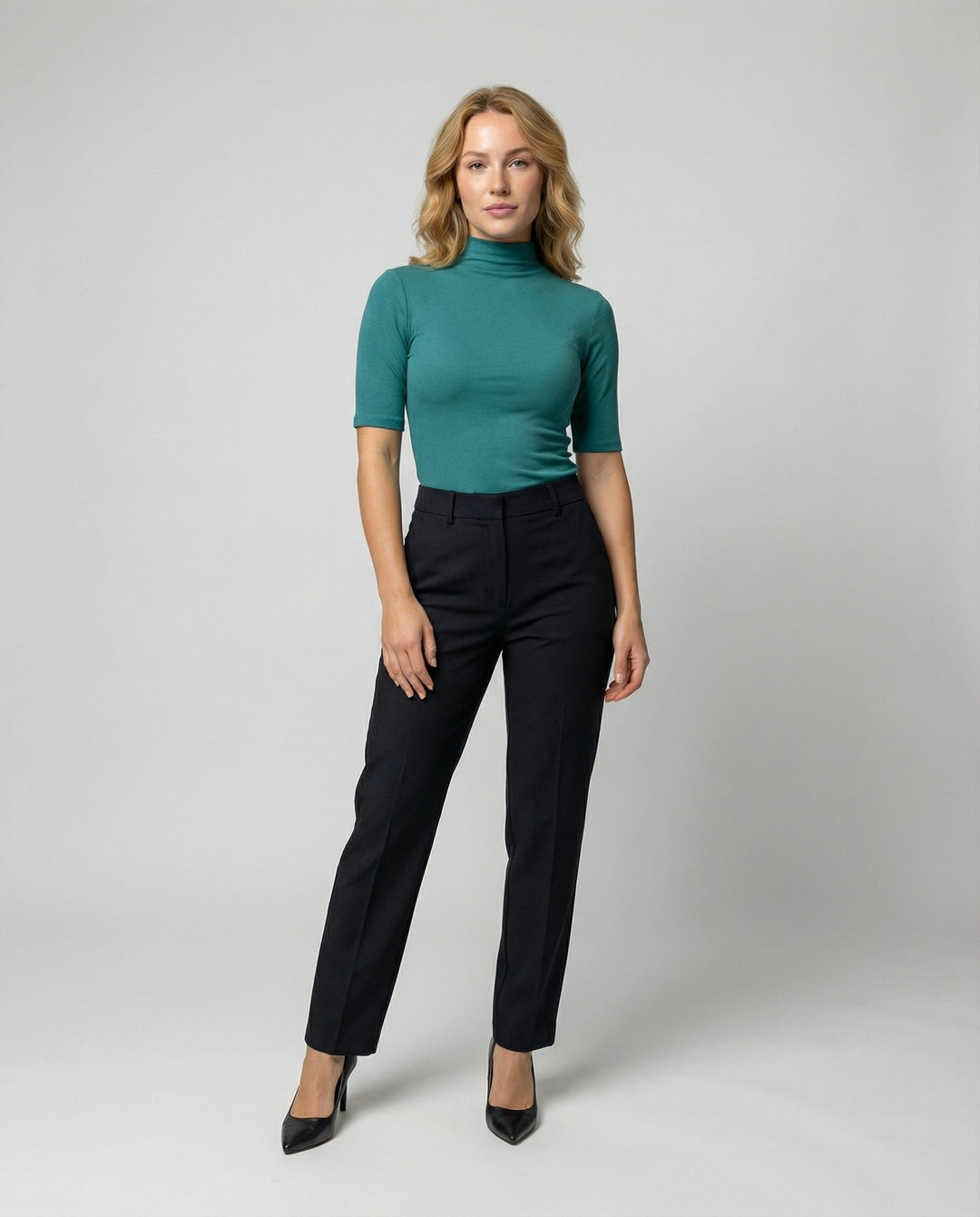 Feinstrick Nahtloser Rollkragenpullover Damen | EB