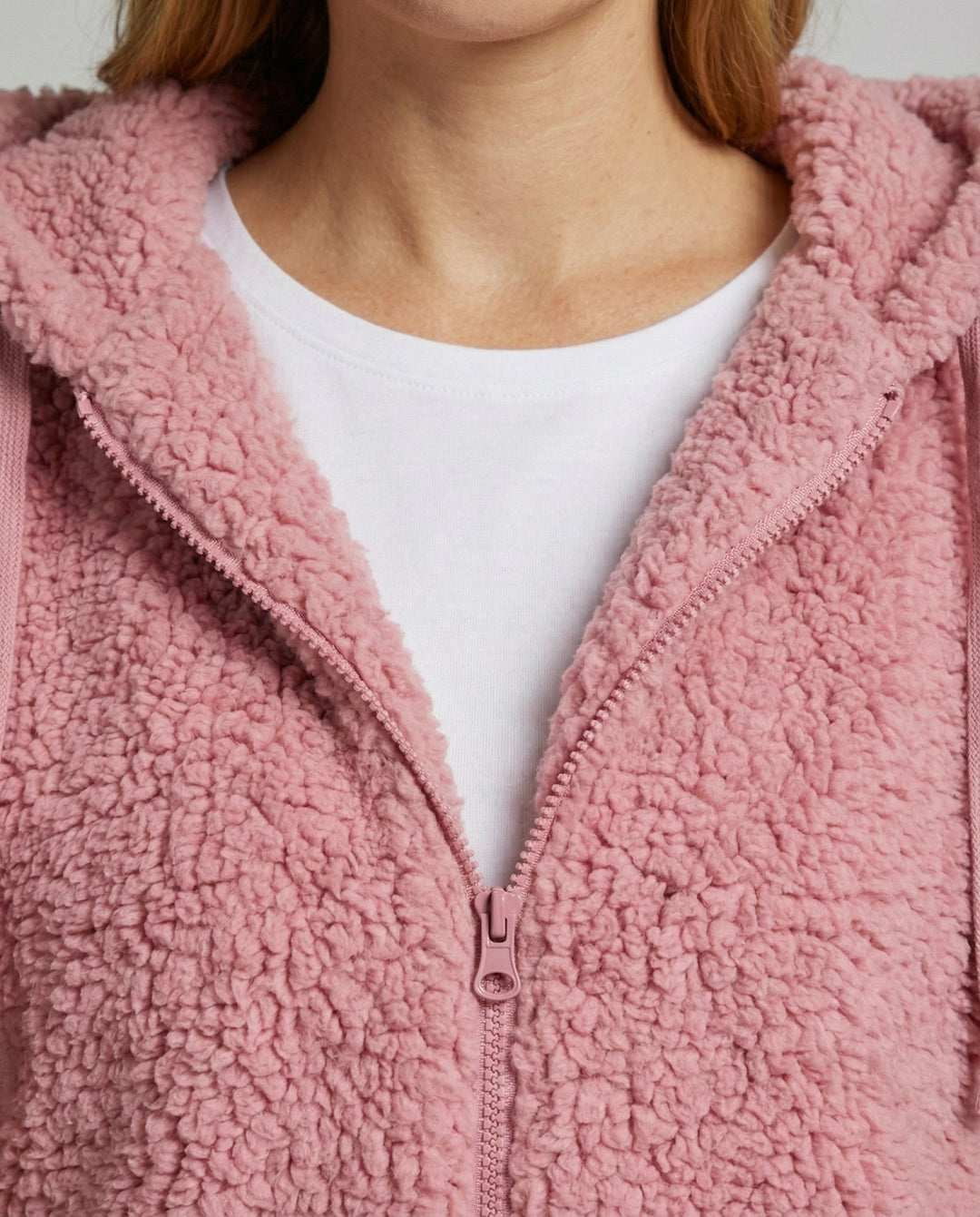 Teddy Fleecejacke Damen Lang | EB