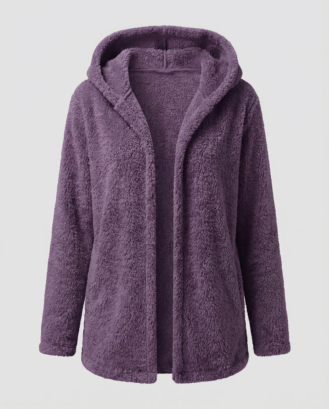 Teddy Fleecejacke Damen Lang | EB