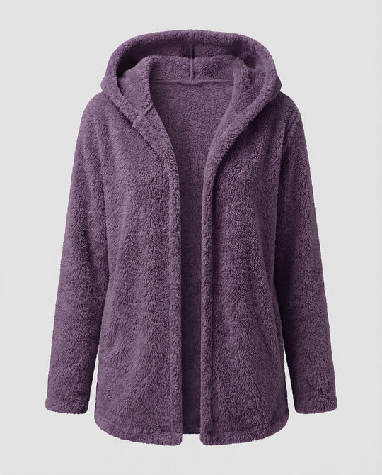 Teddy Fleecejacke Damen Lang | EB