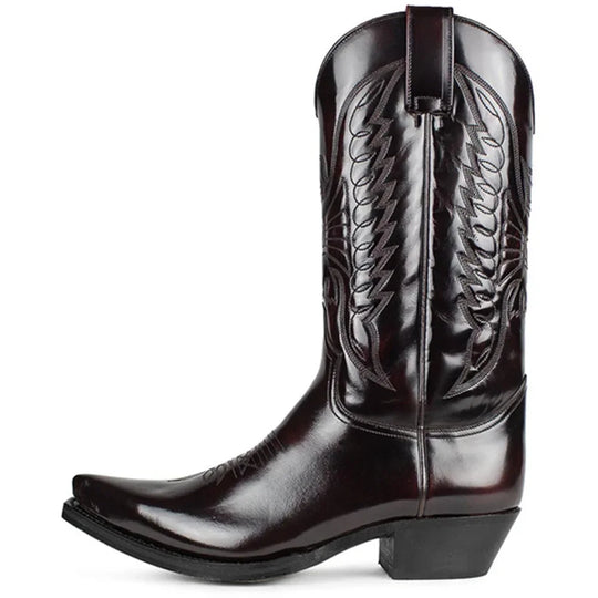 Klassische bestickte Cowboystiefel für zeitlosen Stil EB