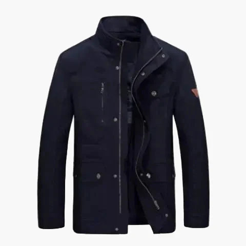 EB | Outdoor Übergangsjacke mit Stehkragen und Mehrfachtaschen - Lässige Mode für Alltag und Freizeit