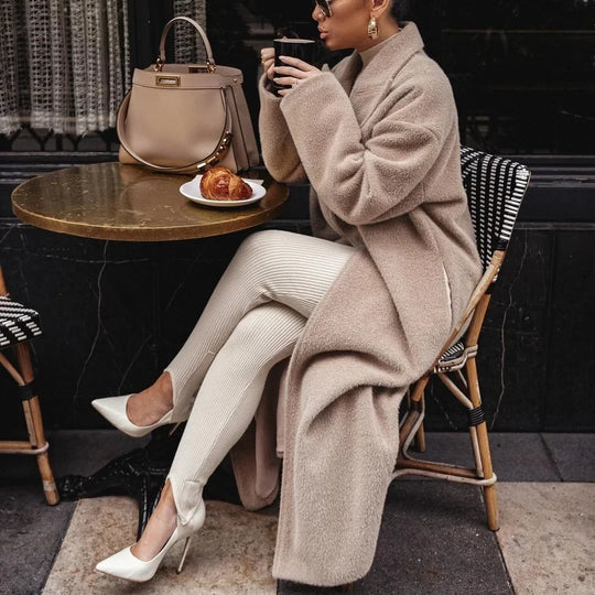 EB | Warme Plüsch Damen Winterjacke