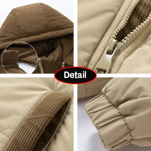 EB | Winter Steppjacke mit Kapuze - Modische Outdoorjacke für Kalte Tage
