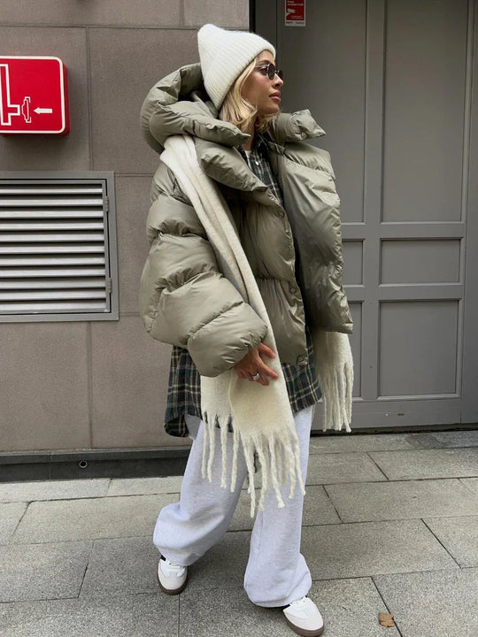 EB | Modische Steppjacke in Anthrazit