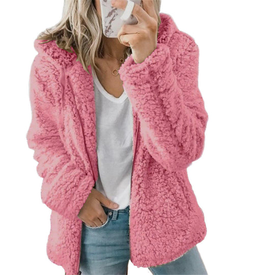 EB | Teddy Fleecejacke Damen Lang