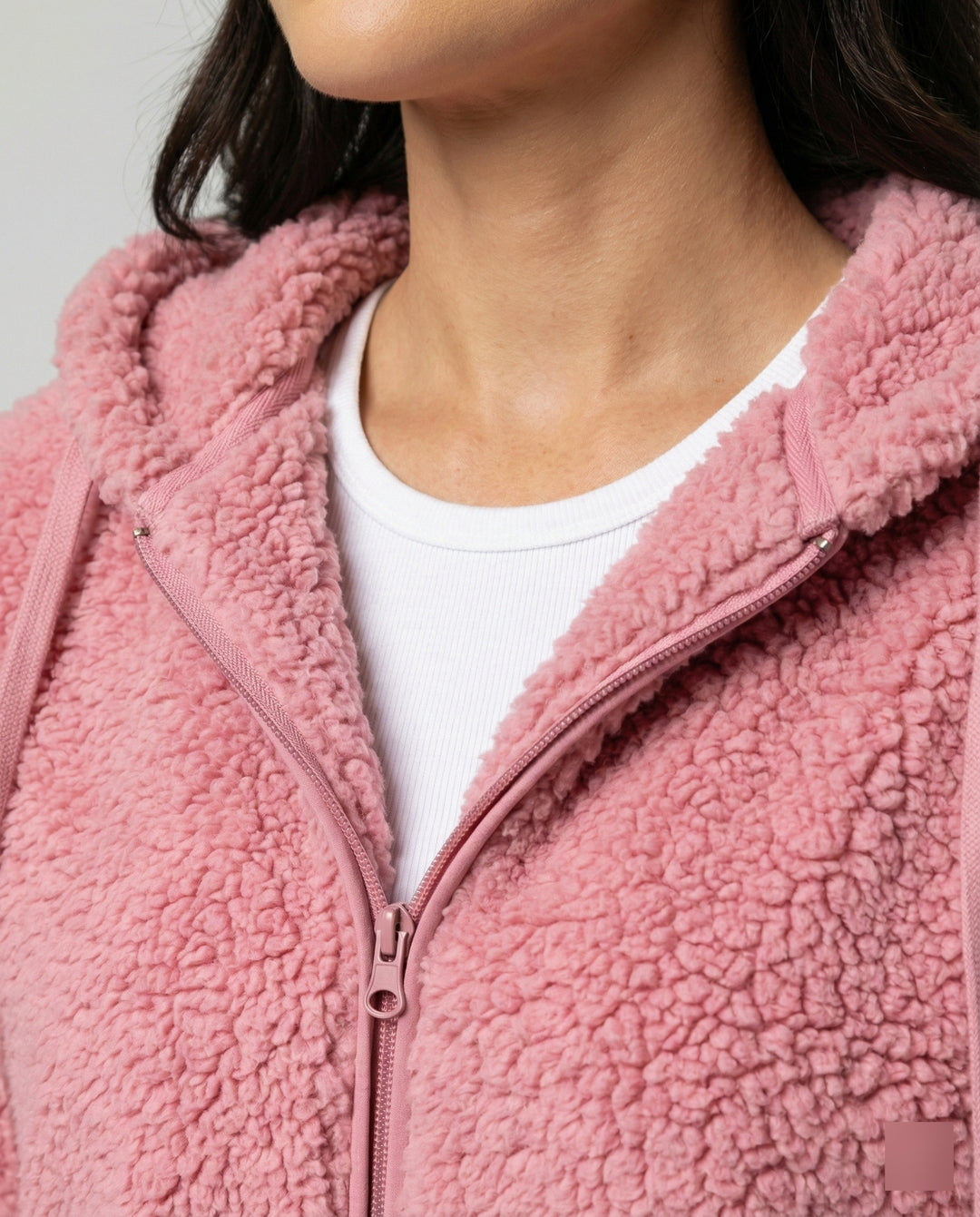 EB | Teddy Fleecejacke Damen Lang