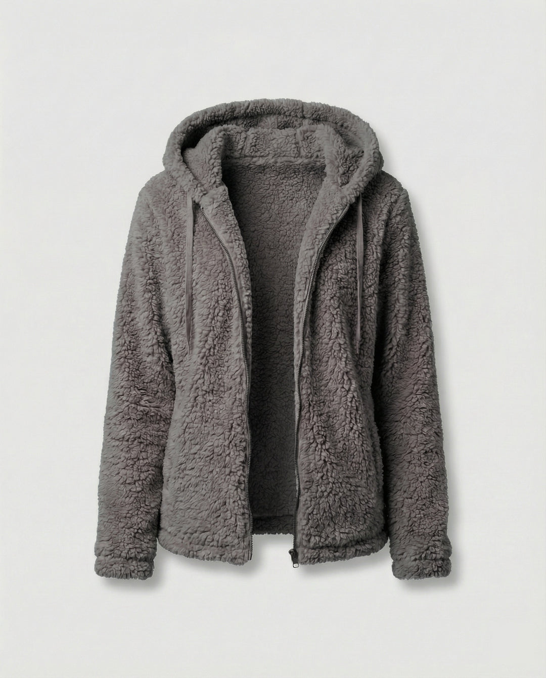 EB | Teddy Fleecejacke Damen Lang