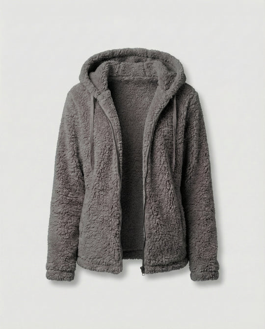 EB | Teddy Fleecejacke Damen Lang
