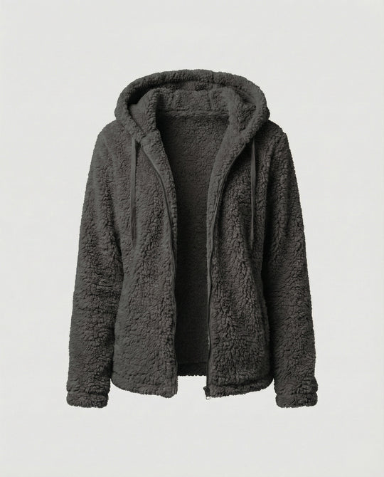 EB | Teddy Fleecejacke Damen Lang