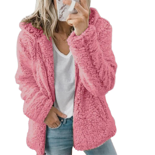 EB | Teddy Fleecejacke Damen Lang