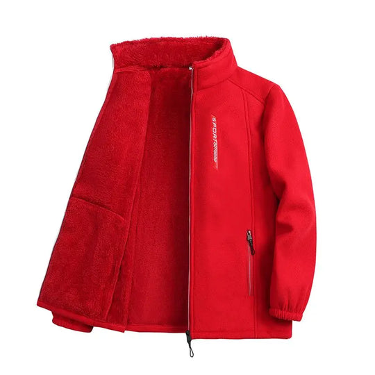 EB | Fleece Zip-Up Cardigan
