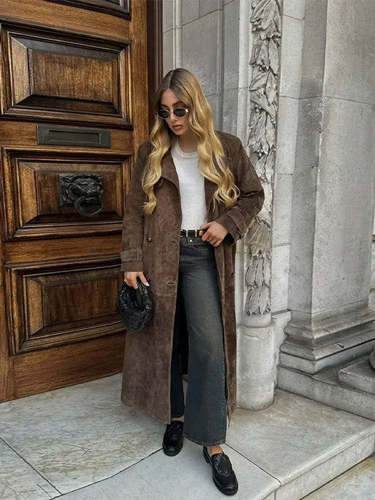 EB | Faux Suede Winterjacke für Damen