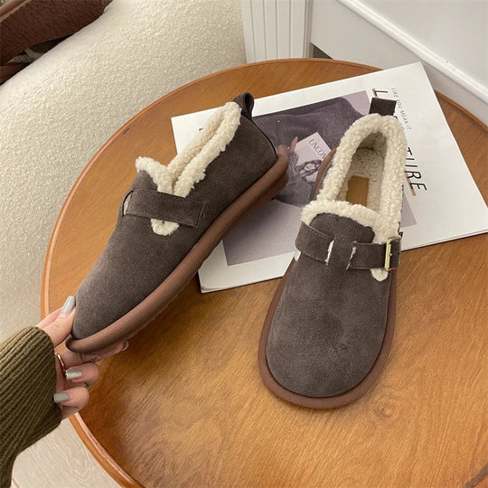 Mikaela Leder Hausschuhe | Warm & Trendy EB