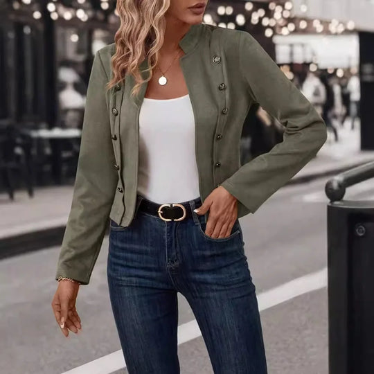EB | Samt Doppelreiher Jacket