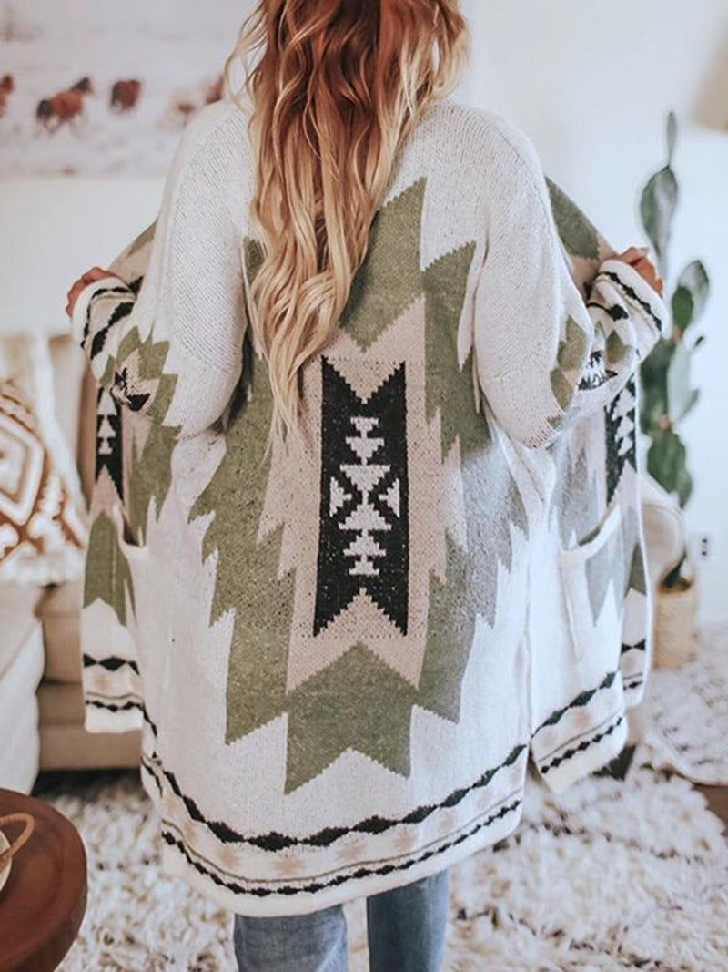 EB | Ethno Stil Strickjacke