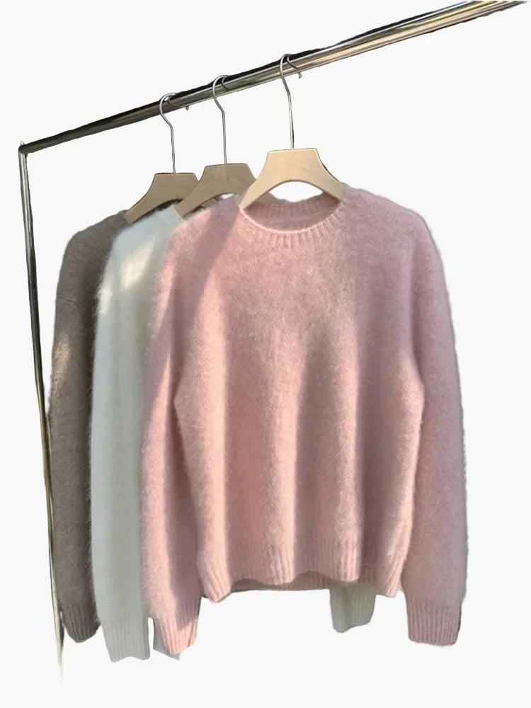 EB | Kuschelpullover Locker Geschnitten - Stilvoller Oversize Strick für Herbst & Winter