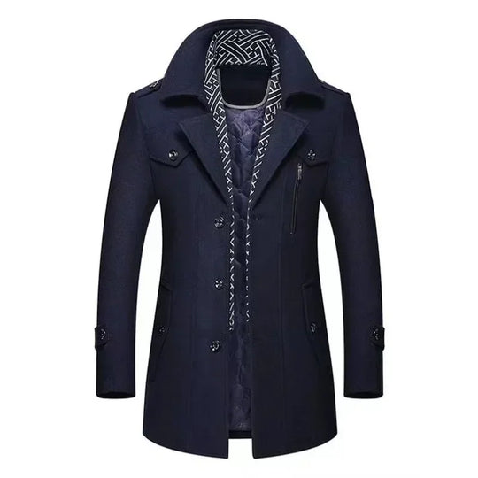 EB | Business Mantel Eleganter Winter Langjacke Klassisch Modern Freizeit