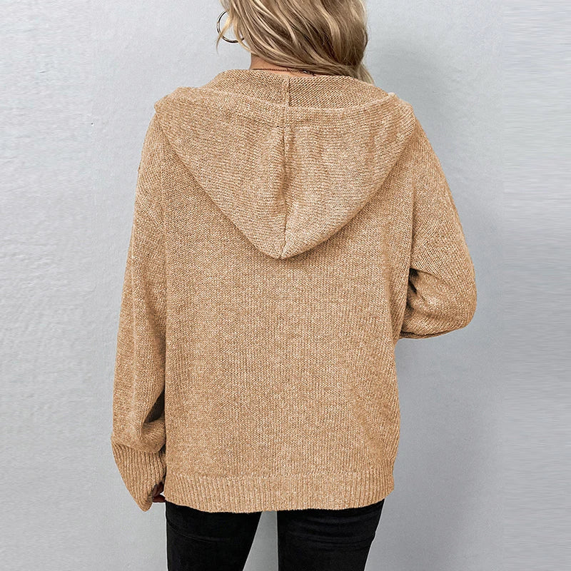 EB | Strickjacke mit Kapuze