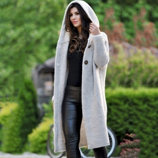 EB | Cardigan mit Kapuze Schöner Cardigan mit Stil